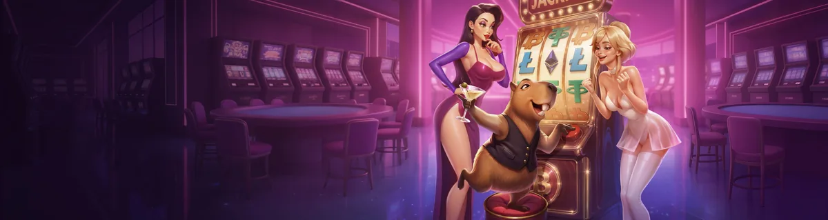 Spinbara Casino lobby con slot machine e giochi popolari